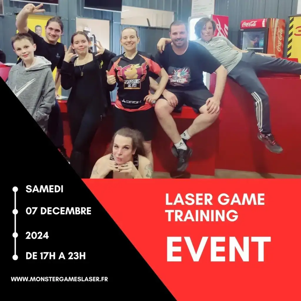 Samedi 7 Decembre : Entrainement Laser Game