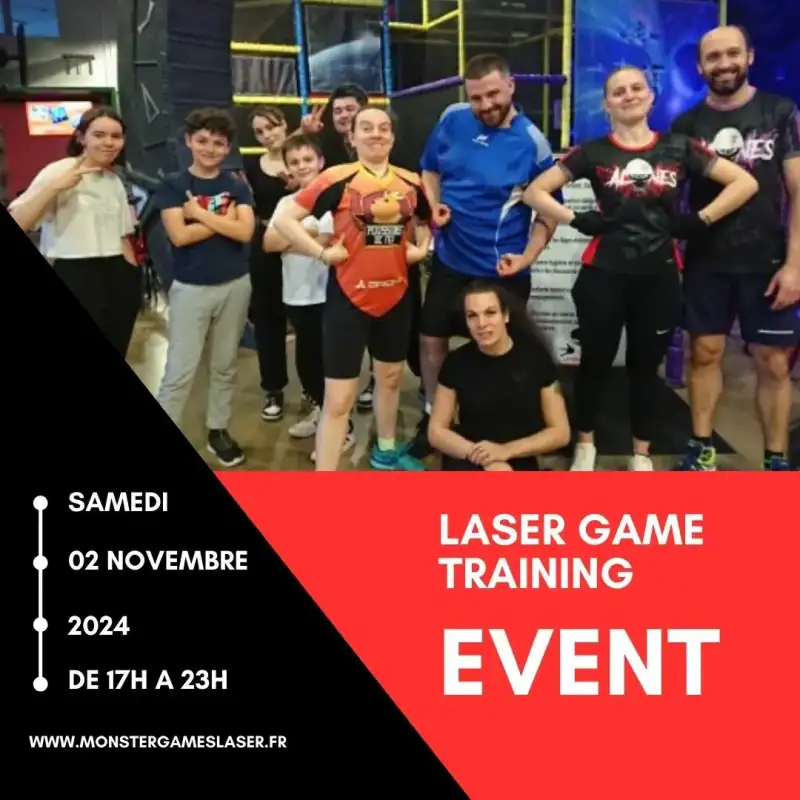 Samedi 2 Novembre : Entrainement Laser Game