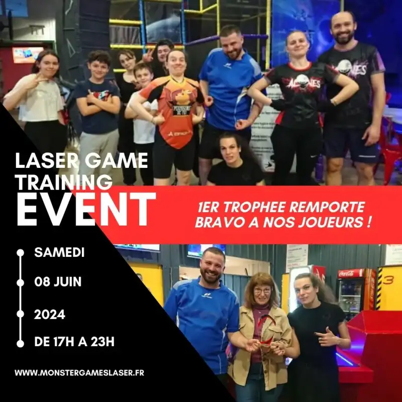 Samedi 8 Juin : Entrainement spécial Laser Game
